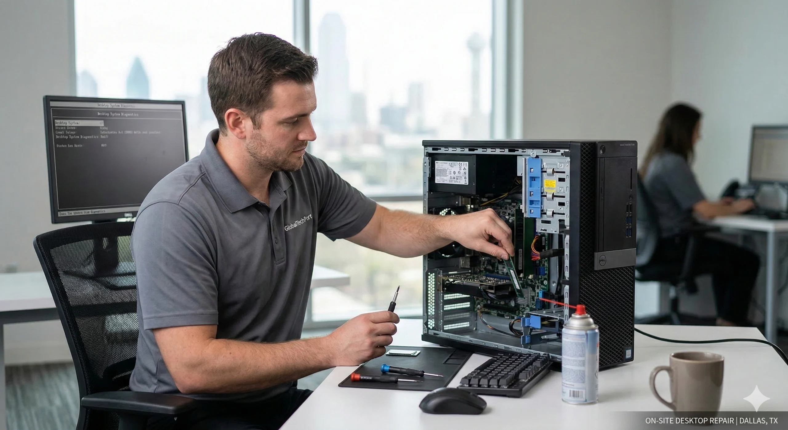 Onsite Computer Repair Dallas TX Professional onsite computer repair services in Dallas TX