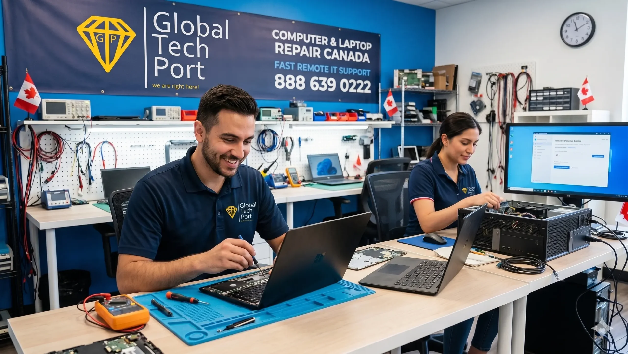 Remote computer repair and IT support services across Canada