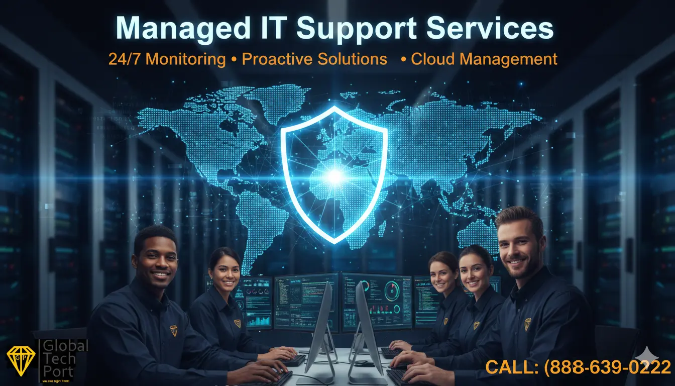 Managed IT Support Services – GlobalTechPort Managed IT support services for small businesses in the USA and Canada